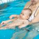 Newborn Baby Swimming